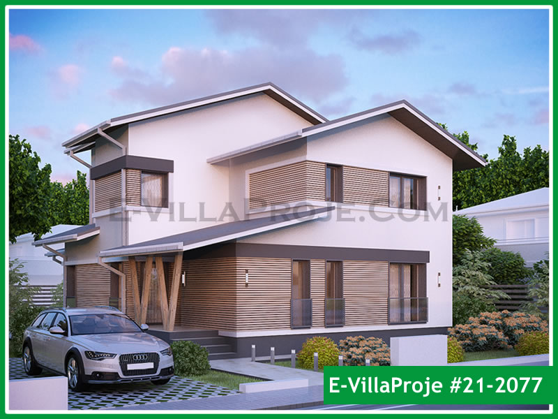Ev Villa Proje #21 - 2077 Çelik Villa Modeli ve 3D Tasarımı