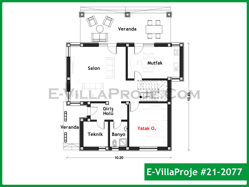 Ev Villa Proje #21 - 2077 Çelik Ev Projesi - Görsel 2