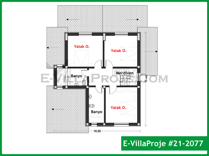 Ev Villa Proje #21 - 2077 Çelik Ev Projesi - Görsel 3