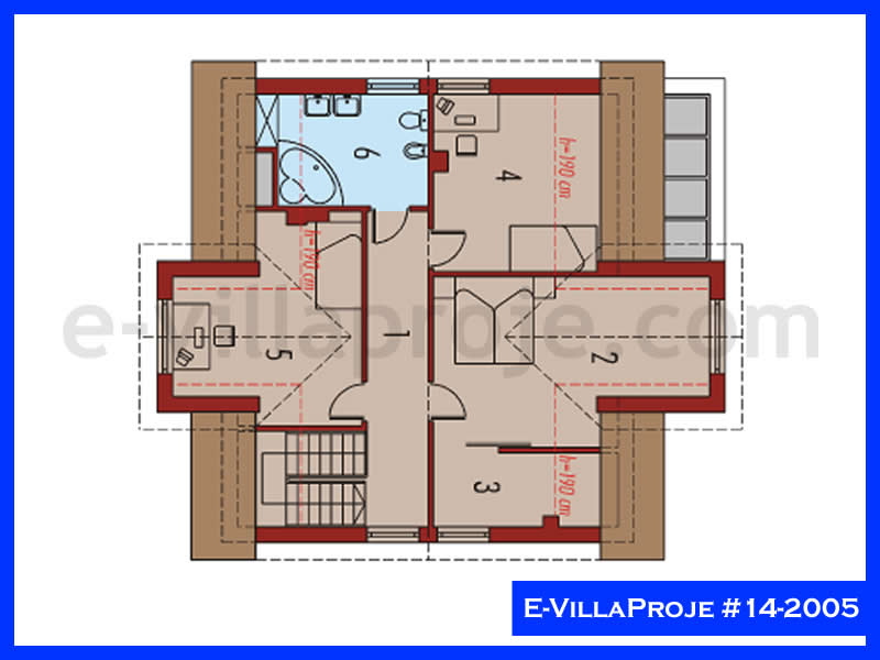 Ev Villa Proje #14 - 2005 Çelik Ev Projesi - Görsel 3
