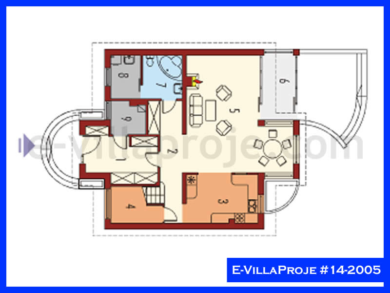 Ev Villa Proje #14 - 2005 Çelik Ev Projesi - Görsel 2