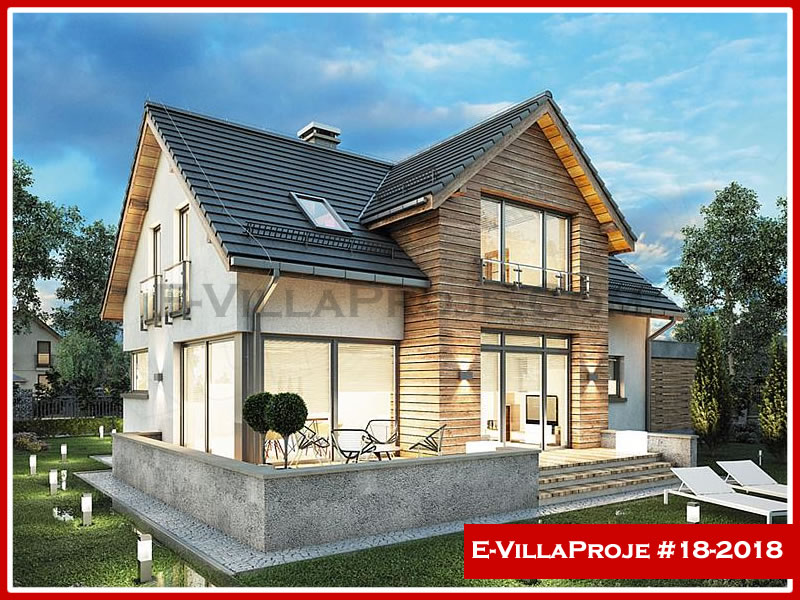 Ev Villa Proje #18 - 2018 Çelik Villa Modeli ve 3D Tasarımı