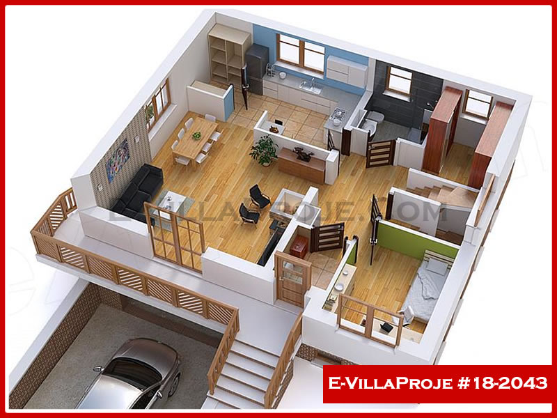 Ev Villa Proje #18 - 2043 Çelik Ev Projesi - Görsel 6