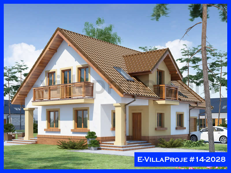 Ev Villa Proje #14 - 2028 Çelik Villa Modeli ve 3D Tasarımı