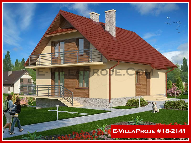 Ev Villa Proje #18 - 2141 Çelik Villa Projesi 3D Mimari Tasarımı