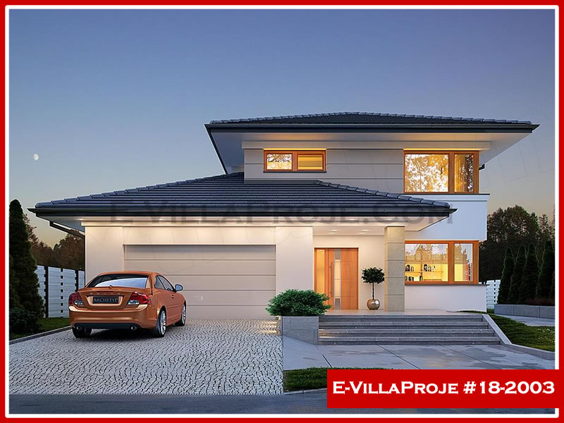 Ev Villa Proje #18 - 2003 Çelik Villa Projesi 3D Mimari Tasarımı