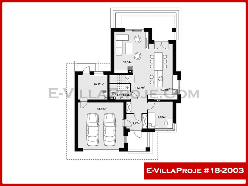Ev Villa Proje #18 - 2003 Çelik Ev Projesi - Görsel 2