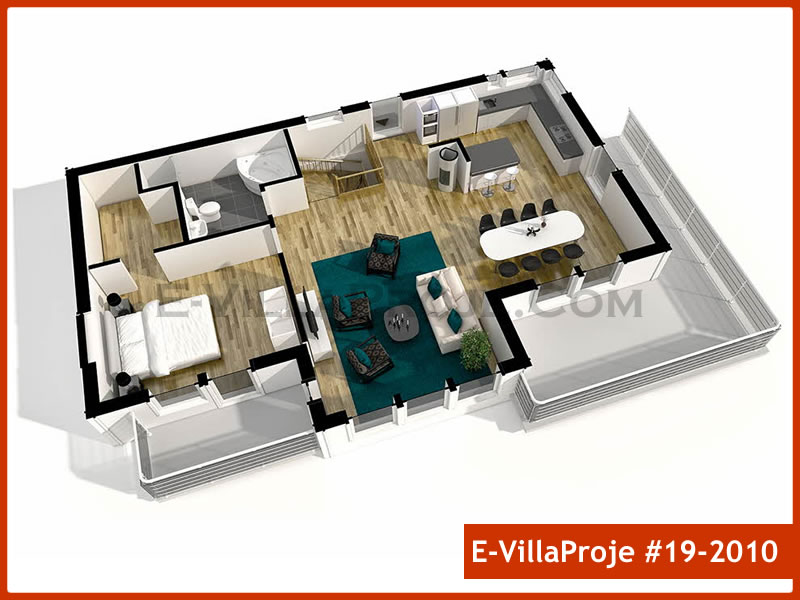 Ev Villa Proje #19 - 2010 Çelik Ev Projesi - Görsel 9