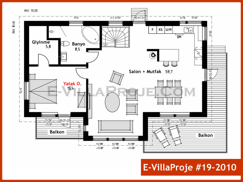 Ev Villa Proje #19 - 2010 Çelik Ev Projesi - Görsel 2