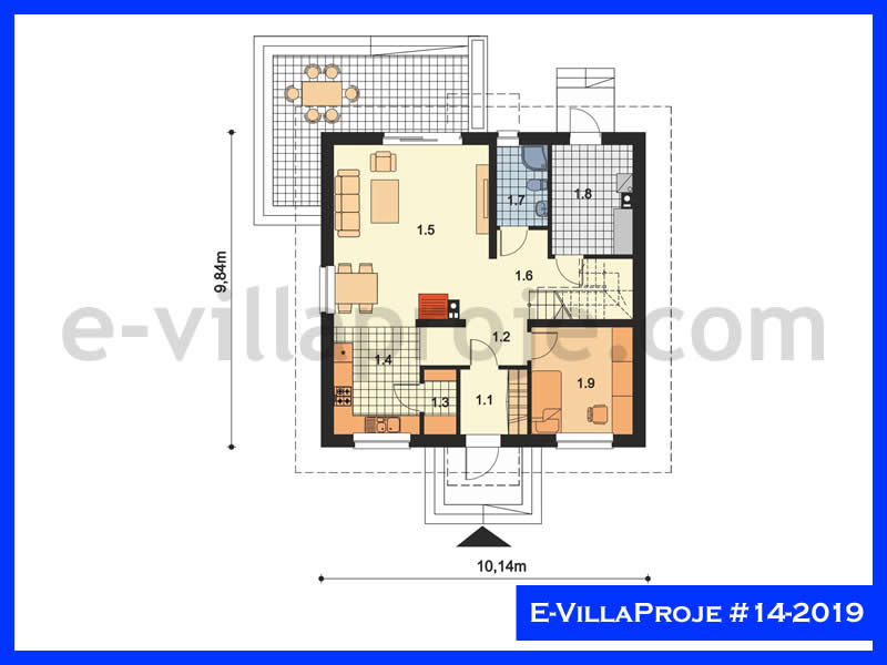 Ev Villa Proje #14 - 2019 Çelik Ev Projesi - Görsel 2