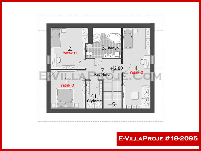 Ev Villa Proje #18 - 2095 Çelik Ev Projesi - Görsel 3