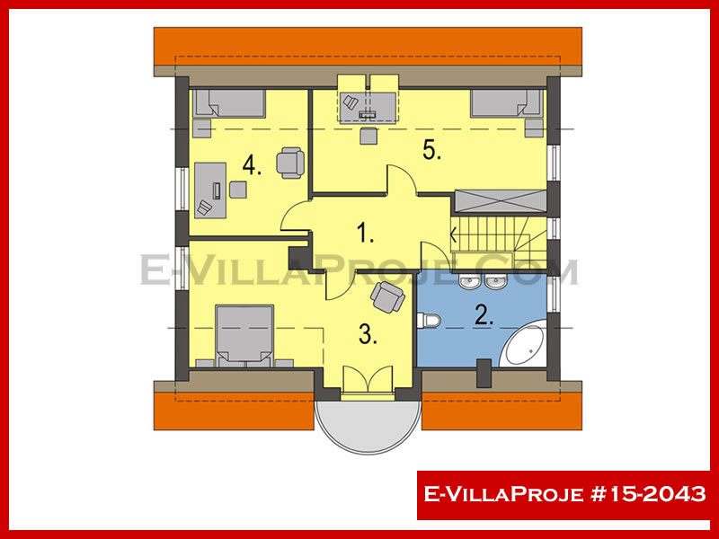 Ev Villa Proje #15 - 2043 Çelik Ev Projesi - Görsel 3