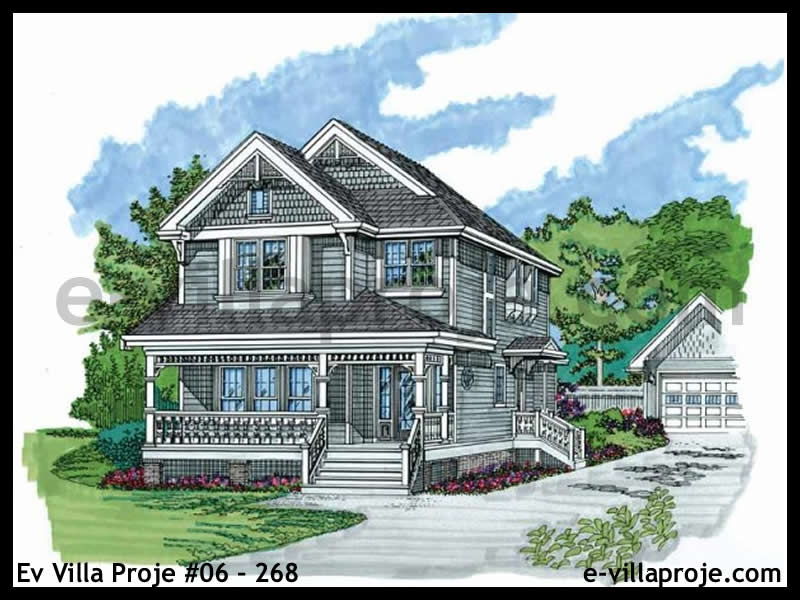 Ev Villa Proje #06 - 268 Çelik Villa Modeli ve 3D Tasarımı