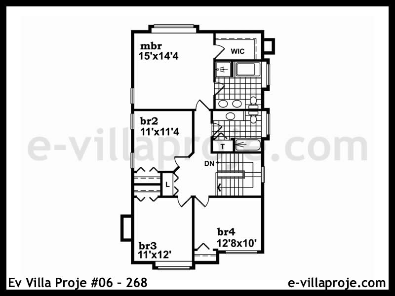 Ev Villa Proje #06 - 268 Çelik Ev Projesi - Görsel 3