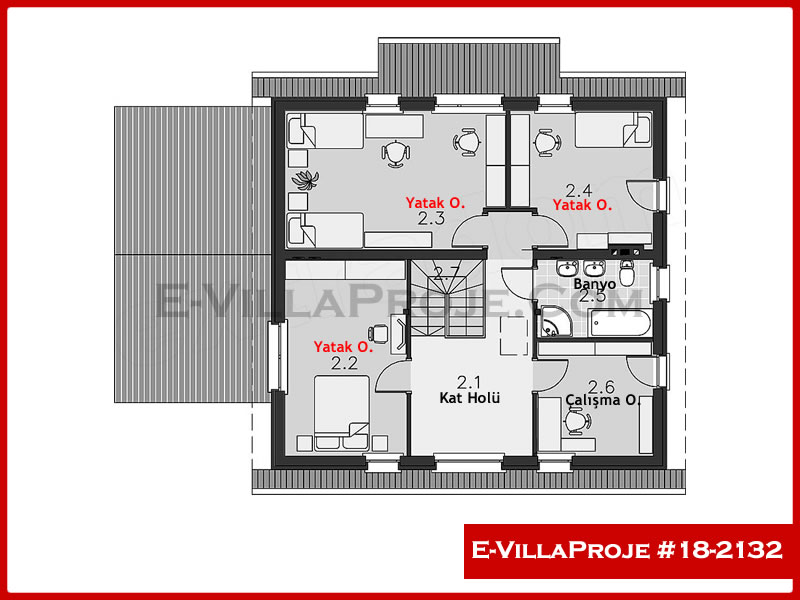 Ev Villa Proje #18 - 2132 Çelik Ev Projesi - Görsel 3