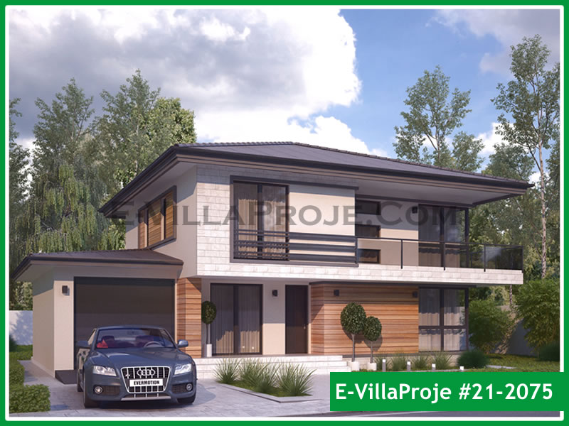 Ev Villa Proje #21 - 2075 Çelik Villa Modeli ve 3D Tasarımı