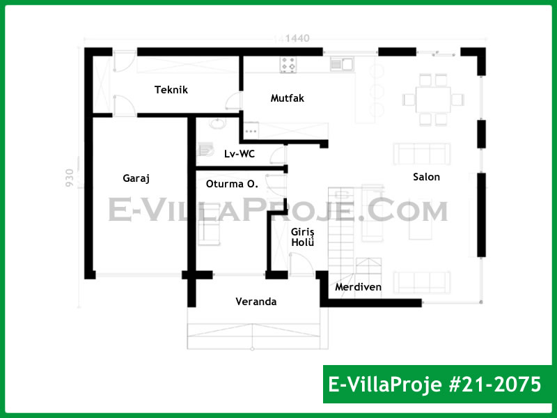 Ev Villa Proje #21 - 2075 Çelik Ev Projesi - Görsel 2