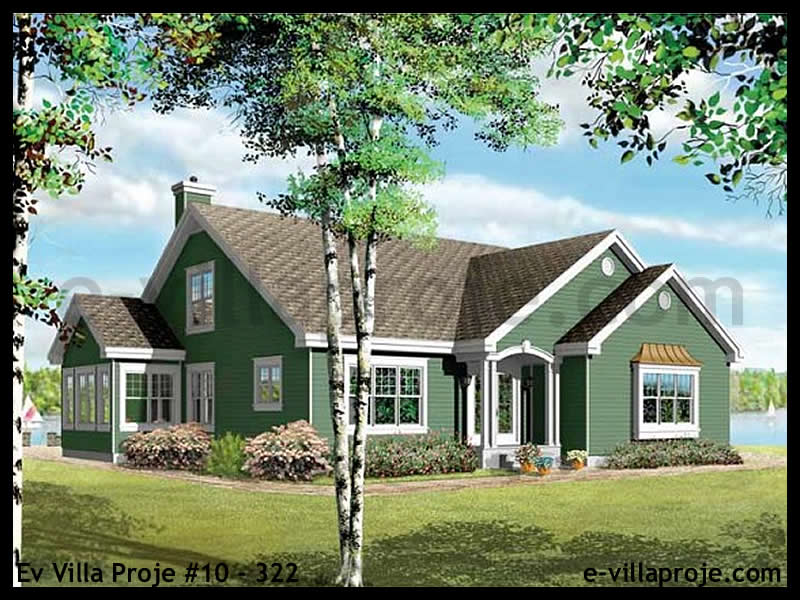 Ev Villa Proje #10 - 322 Çelik Villa Modeli ve 3D Tasarımı