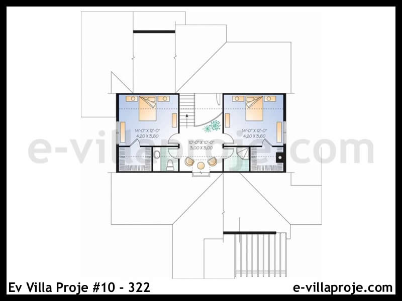 Ev Villa Proje #10 - 322 Çelik Ev Projesi - Görsel 3