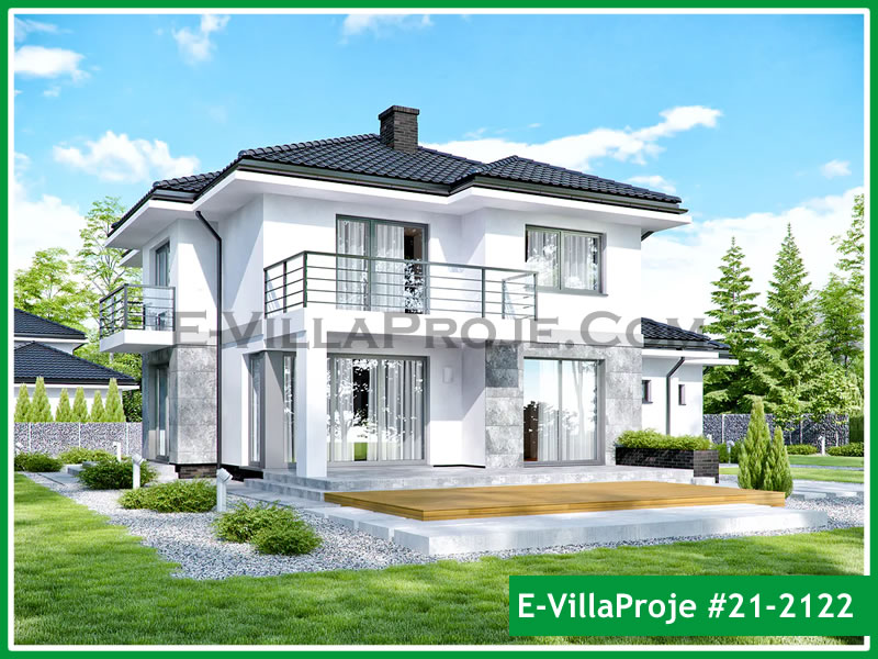Ev Villa Proje #21 - 2122 Çelik Villa Projesi 3D Mimari Tasarımı