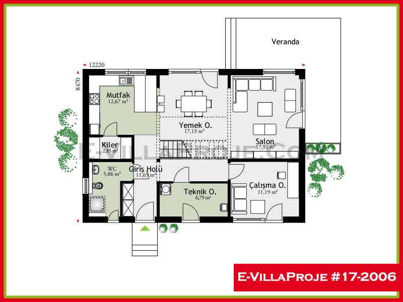 Ev Villa Proje #17 - 2006 Çelik Ev Projesi - Görsel 2