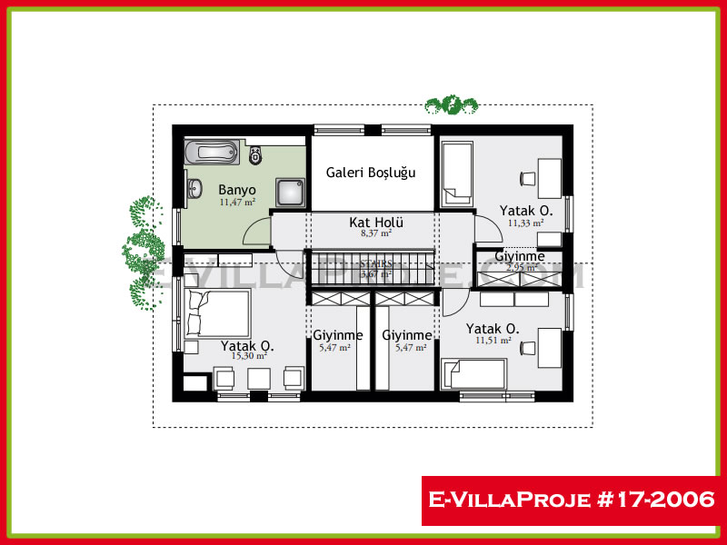 Ev Villa Proje #17 - 2006 Çelik Ev Projesi - Görsel 3