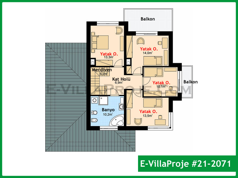 Ev Villa Proje #21 - 2071 Çelik Ev Projesi - Görsel 3