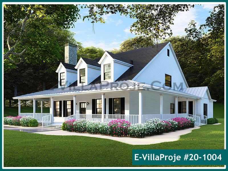 Ev Villa Proje #20 - 1004 Çelik Villa Modeli ve 3D Tasarımı