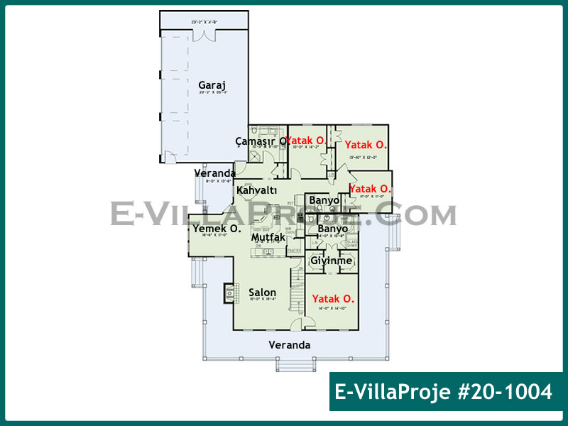 Ev Villa Proje #20 - 1004 Çelik Ev Projesi - Görsel 2