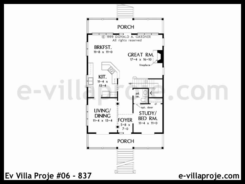 Ev Villa Proje #06 - 837 Çelik Ev Projesi - Görsel 2