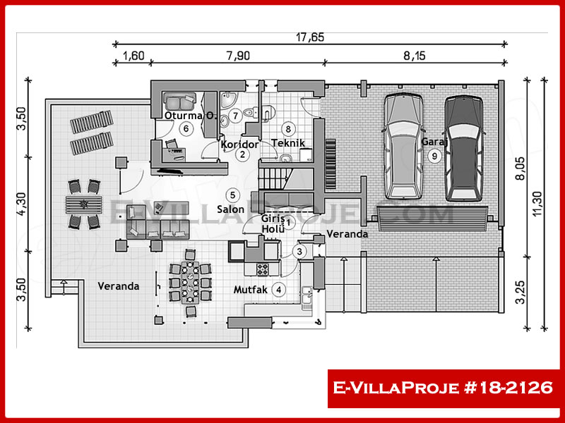 Ev Villa Proje #18 - 2126 Çelik Ev Projesi - Görsel 2