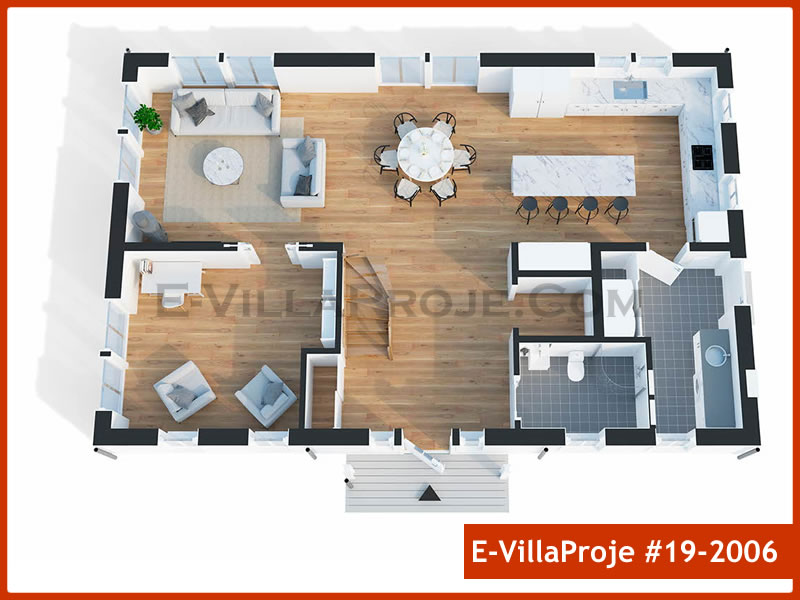 Ev Villa Proje #19 - 2006 Çelik Ev Projesi - Görsel 8