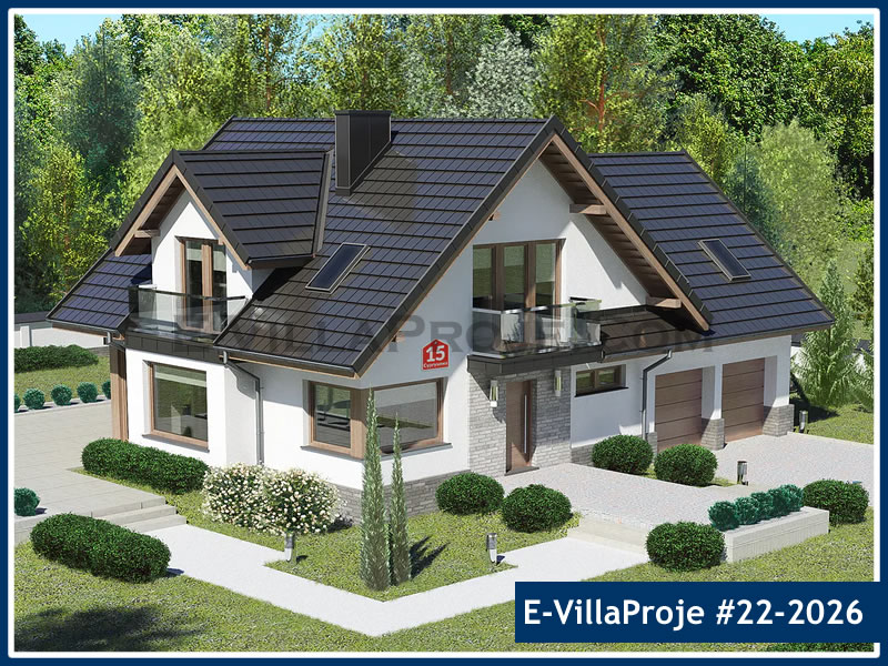 Ev Villa Proje #22 - 2026 Çelik Villa Modeli ve 3D Tasarımı