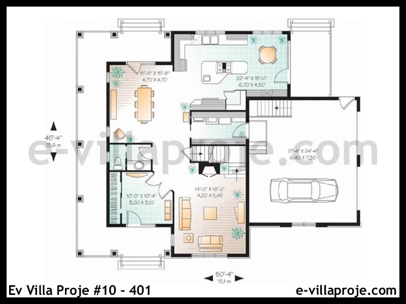E-Villa Proje #10- 401 Çelik Ev Projesi - Görsel 2