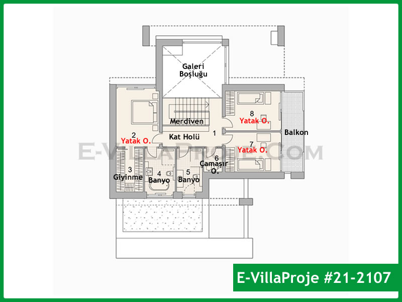 Ev Villa Proje #21 - 2107 Çelik Ev Projesi - Görsel 3