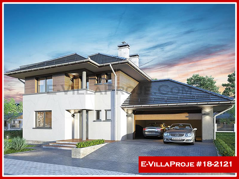 Ev Villa Proje #18 - 2121 Çelik Villa Projesi 3D Mimari Tasarımı