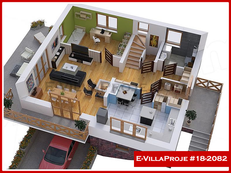 Ev Villa Proje #18 - 2082 Çelik Ev Projesi - Görsel 7