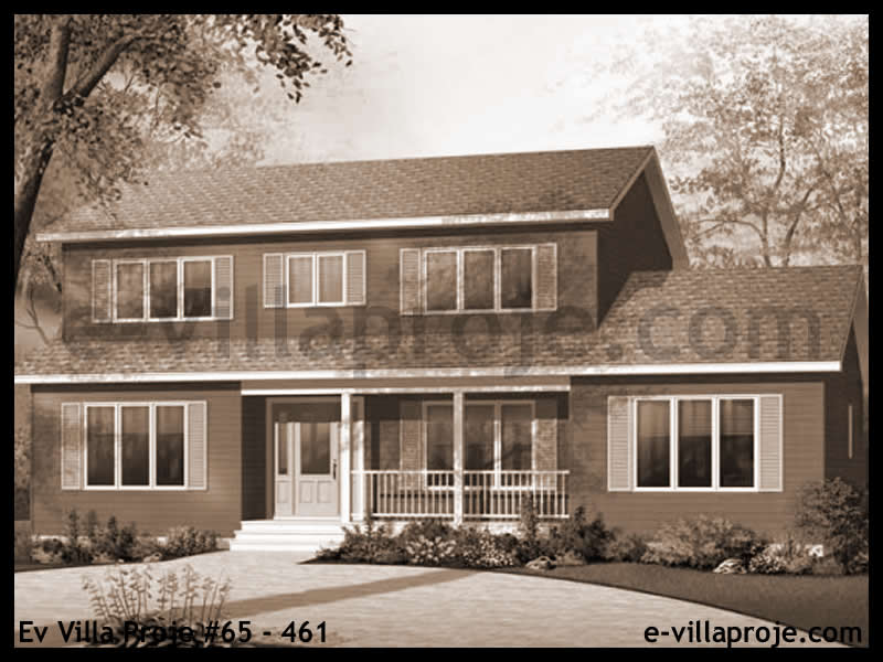 Ev Villa Proje #65 - 461 Çelik Ev Projesi - Görsel 4