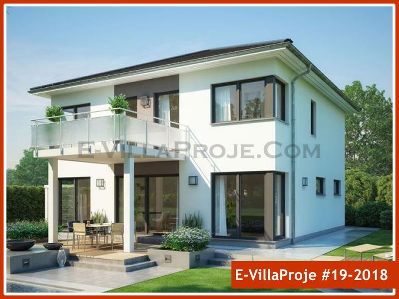 Ev Villa Proje #19 - 2018 Çelik Villa Projesi 3D Mimari Tasarımı