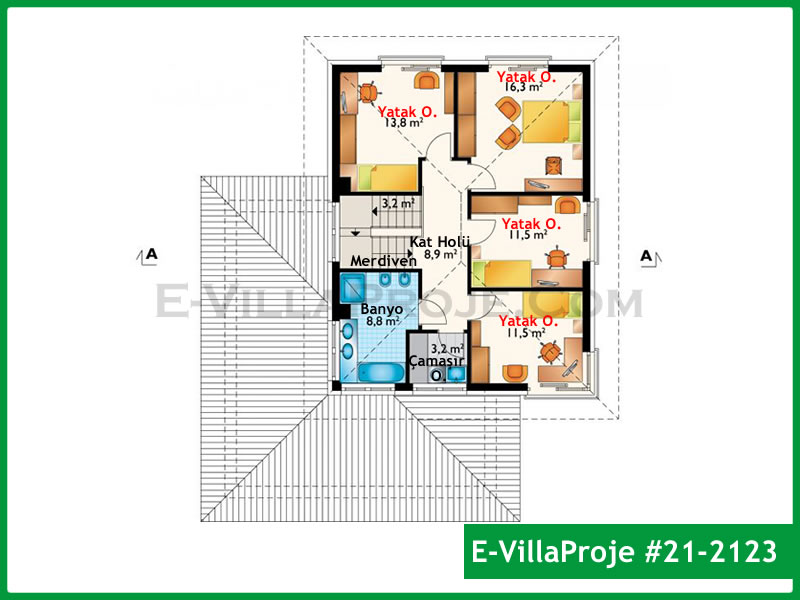 Ev Villa Proje #21 - 2123 Çelik Ev Projesi - Görsel 3