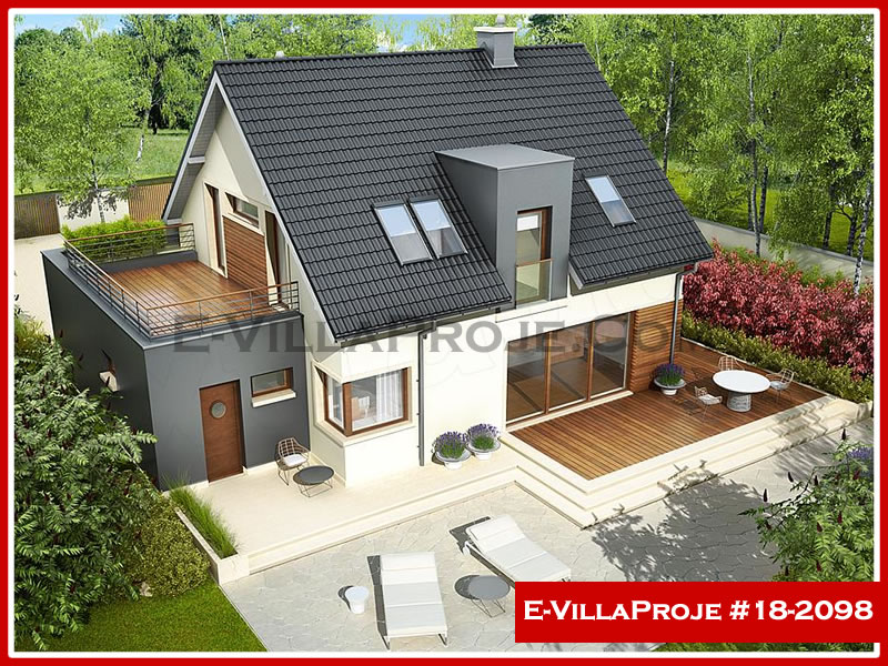 Ev Villa Proje #18 - 2098 Çelik Villa Projesi 3D Mimari Tasarımı