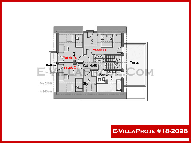 Ev Villa Proje #18 - 2098 Çelik Ev Projesi - Görsel 3