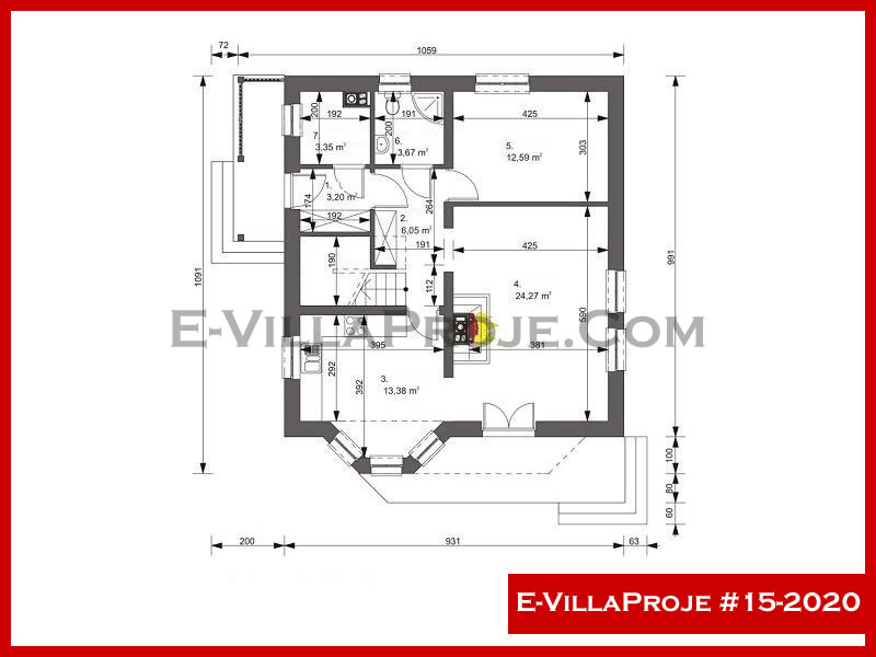 Ev Villa Proje #15 - 2020 Çelik Ev Projesi - Görsel 2