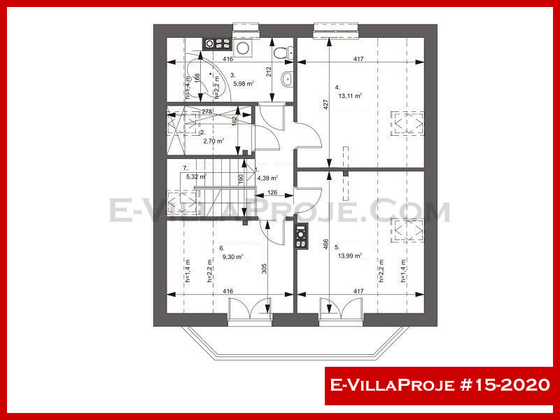 Ev Villa Proje #15 - 2020 Çelik Ev Projesi - Görsel 3