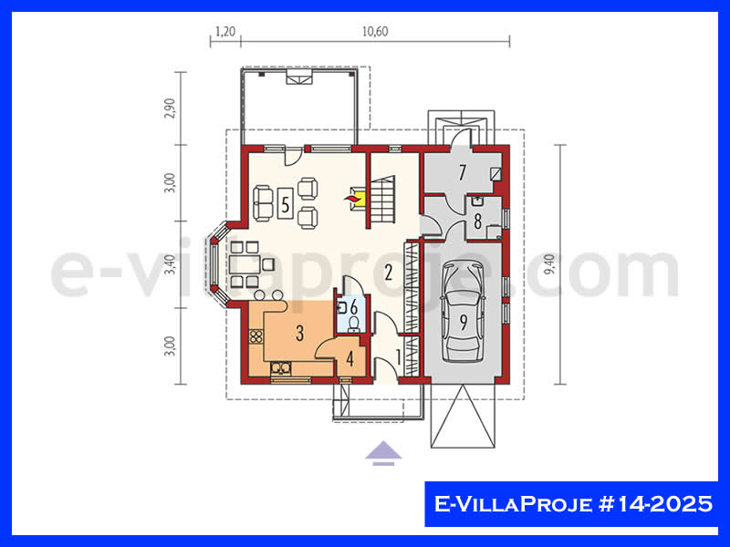 Ev Villa Proje #14 - 2025 Çelik Ev Projesi - Görsel 2