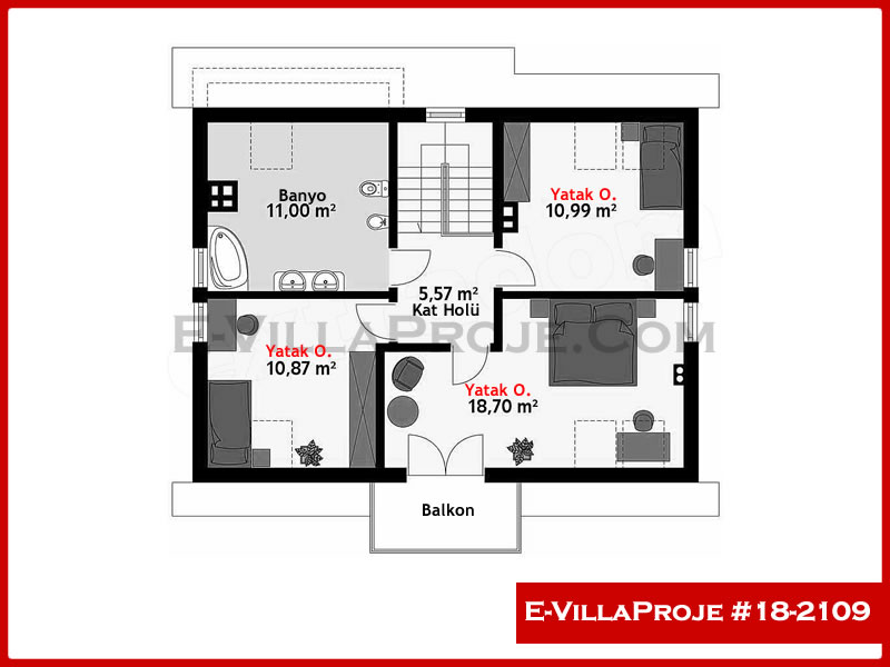 Ev Villa Proje #18 - 2109 Çelik Ev Projesi - Görsel 3