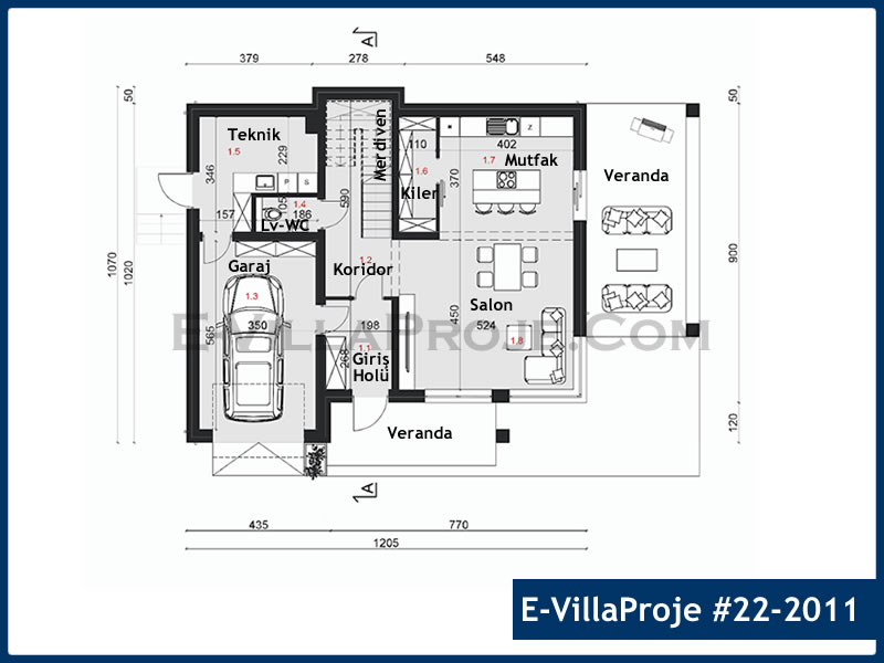 Ev Villa Proje #22 - 2011 Çelik Ev Projesi - Görsel 2