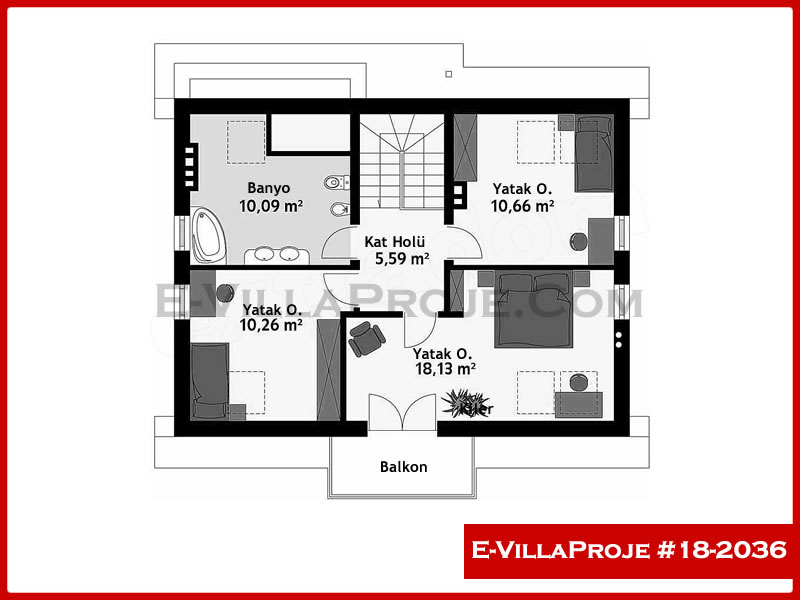 Ev Villa Proje #18 - 2036 Çelik Ev Projesi - Görsel 3