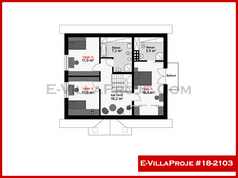 Ev Villa Proje #18 - 2103 Çelik Ev Projesi - Görsel 3