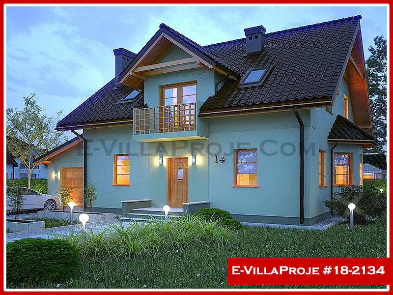 Ev Villa Proje #18 - 2134 Çelik Villa Modeli ve 3D Tasarımı